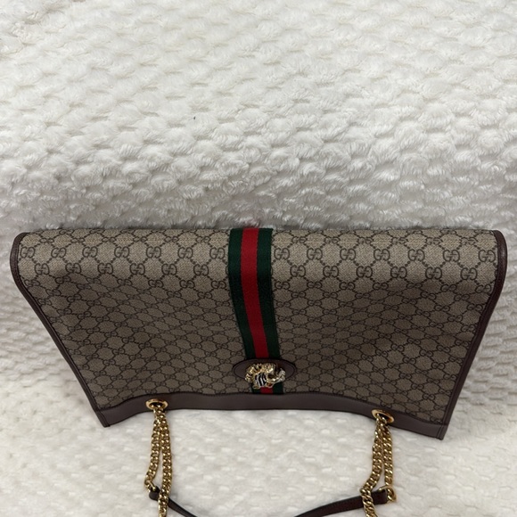 Gucci GG Supreme Rajah Large Tote-537219-Authentic-EUC - Picture 5 of 16